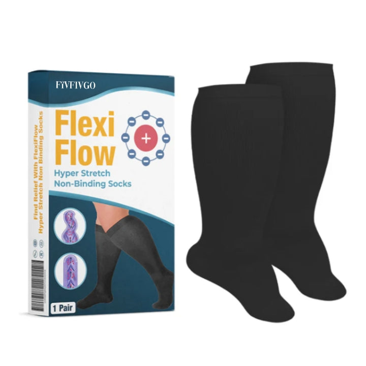 Fivfivgo™ FlexiFlow Hyper-Stretch Nichtbindende Socken