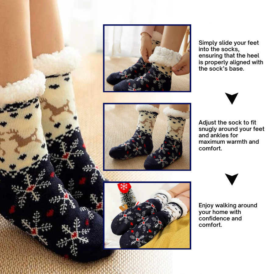 Ultra-thick Cashmere Slipper Home Socks