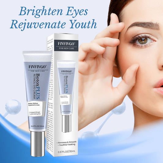 Fivfivgo® BotoxPLUS Retinol Eye Cream - Dermatologist Recommended (Eye Cream for Fine Lines, Wrinkles, Dark Circles, Dark Spots, and Daily Anti-Aging)