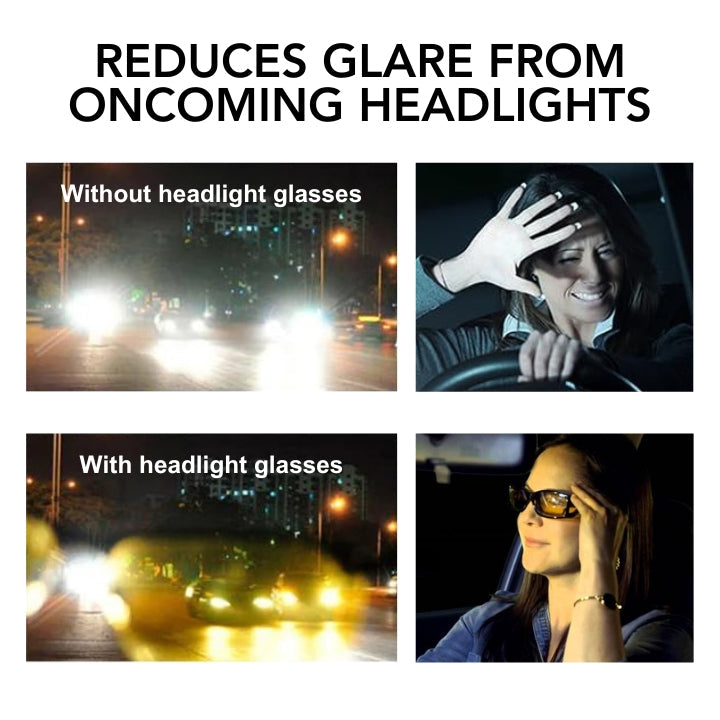 Lyseemin™ Lunettes de phare avec la technologie "GlareCut" (Conduire en toute sécurité la nuit)