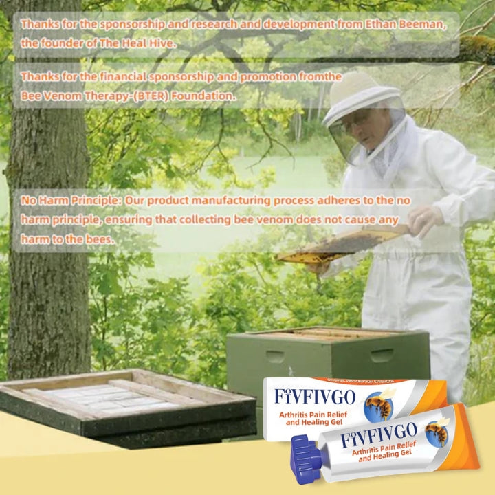 Fivfivgo™ Gel au Venin d'Abeille Canadien Pour Soulager les Douleurs Osseuses et Réparer les Blessures Osseuses