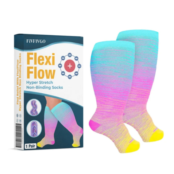 Fivfivgo™ FlexiFlow Hyper-Stretch Nichtbindende Socken