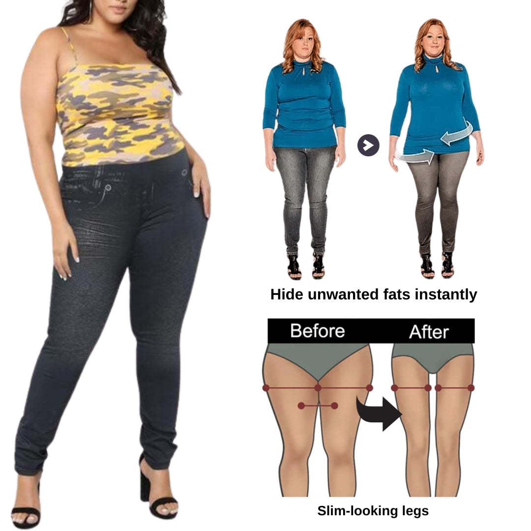 Fivfivgo™ Perfect Fit Denim Leggings