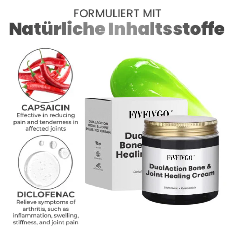 Fivfivgo™ DualAction Knochen- und Gelenkheilungscreme