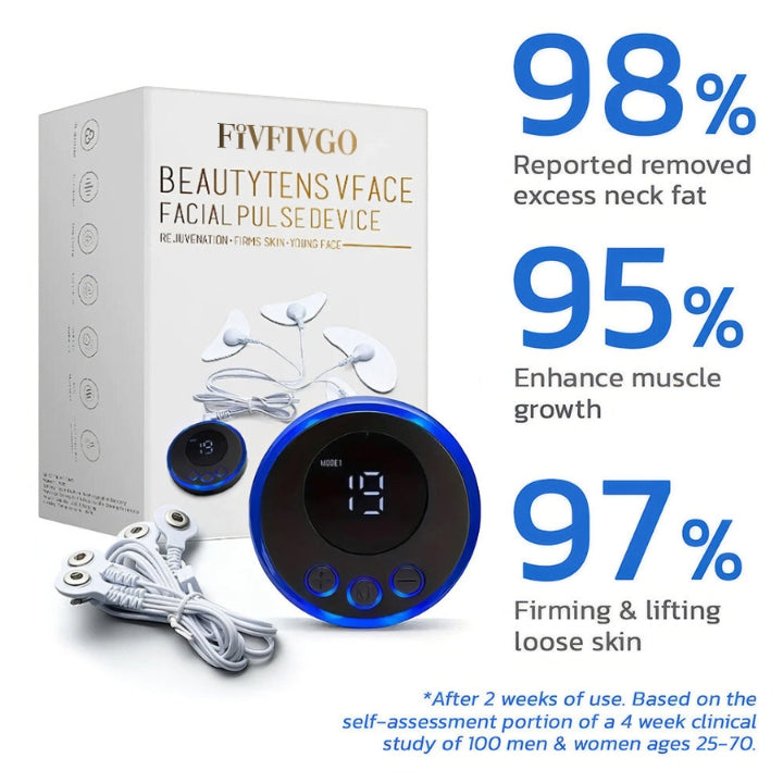 Fivfivgo™ BeautyTENS VFace Facial Pules Device