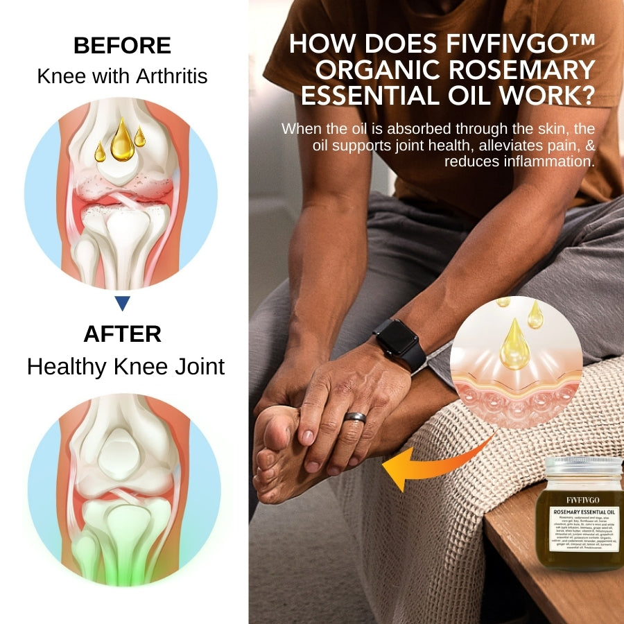 Fivfivgo™ Ätherisches Bio-Rosmarinöl