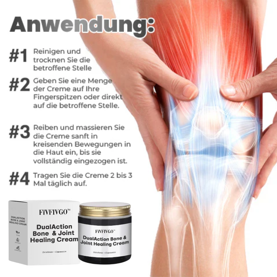 Fivfivgo™ DualAction Knochen- und Gelenkheilungscreme