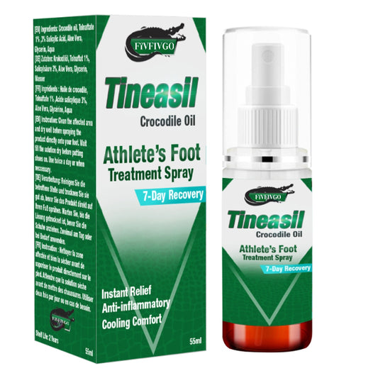 Fivfivgo™ Tineasil Athlete's Foot Crocodile Oil Treatment Spray