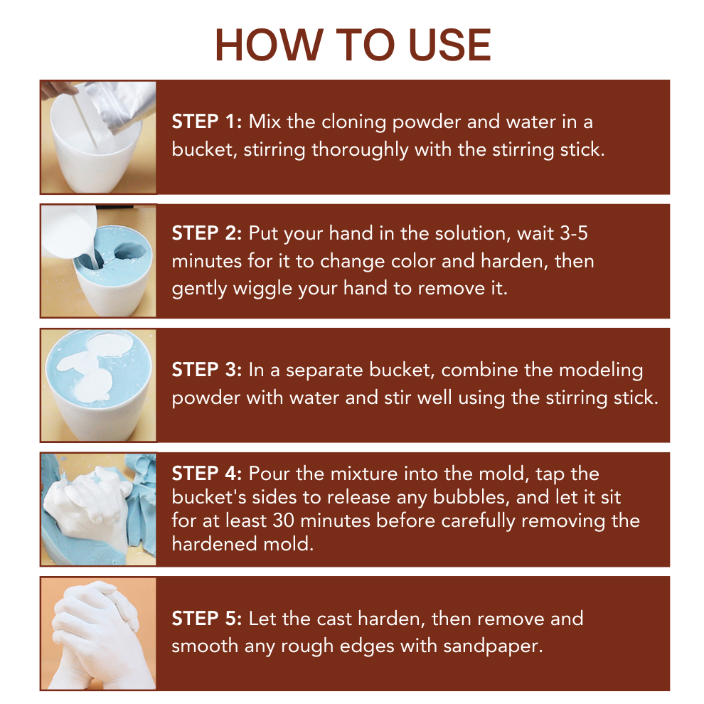 DIY Hand Molding Casting Kit