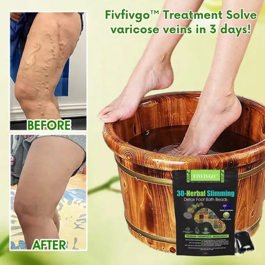Fivfivgo™ 30 Herbal Firming Slimming & Detox Foot Bath Beads (Effective Treatment for High Blood Sugar and Arthritis)