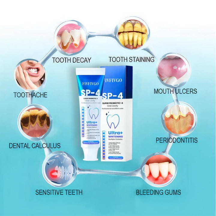 Fivfivgo™ SP-4 Probiotische Whitening-Zahnpasta