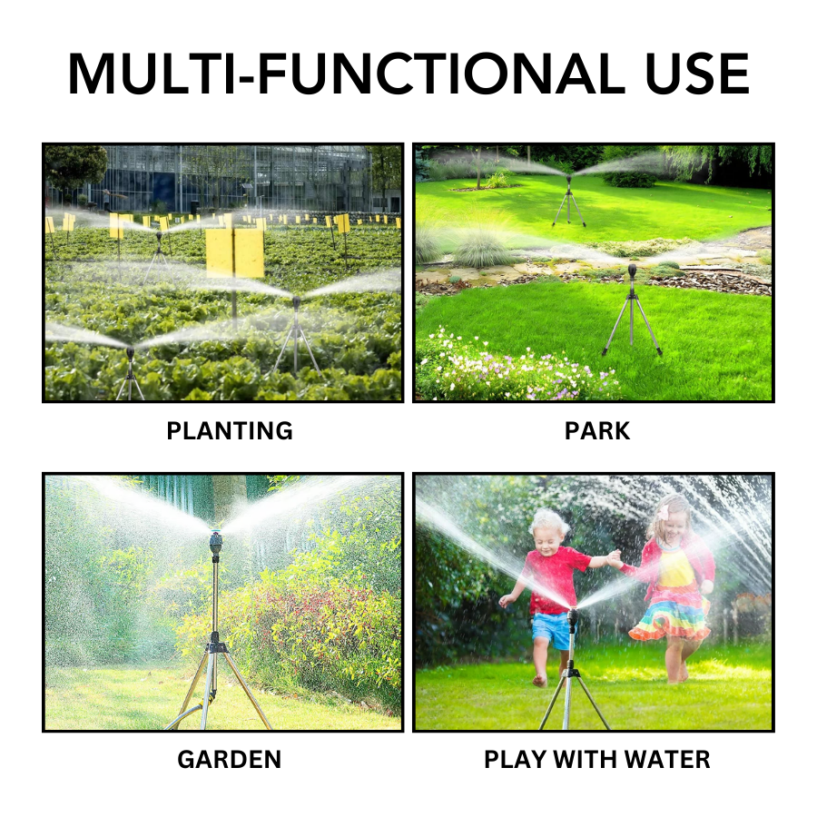 Rotating Tripod Sprinkler
