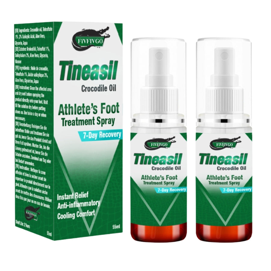 Fivfivgo™ Tineasil Athlete's Foot Crocodile Oil Treatment Spray