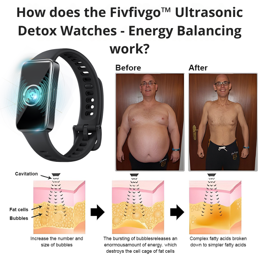 Fivfivgo™ Ultrasonic Detox Watches - Energy Balancing