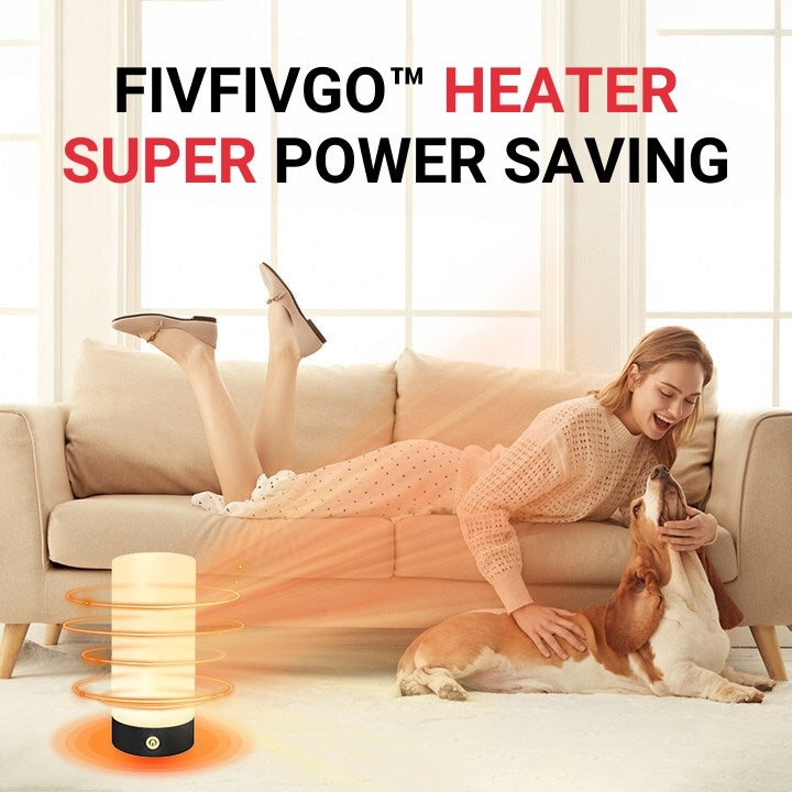 Fivfivgo™ Réchauffeur d'espace Ultra Économe en énergie de 1500 W-FABRIQUÉ AUX ÉTATS-UNIS