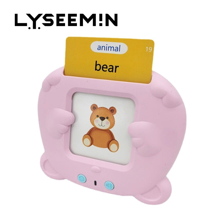 Lyseemin™ Phonetik Lernkartei Maschine für Kleinkinder, Lernspielzeug