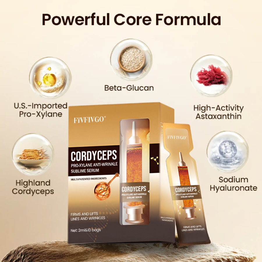 Fivfivgo® Cordyceps Pro-Xylane Anti-Wrinkle Sublime Serum