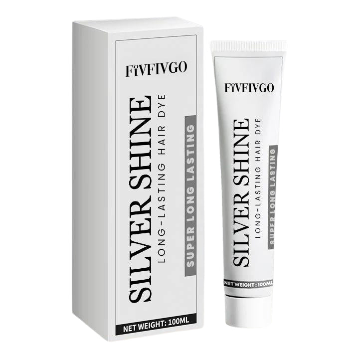 Fivfivgo™ Brillance argentée longue durée Teinture pour cheveux
