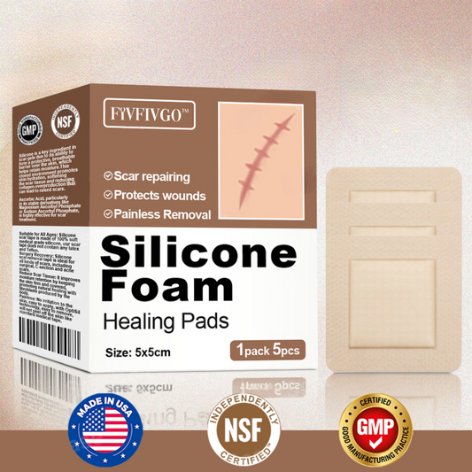 Fivfivgo™ ScarEase Silicone Foam Healing Pads