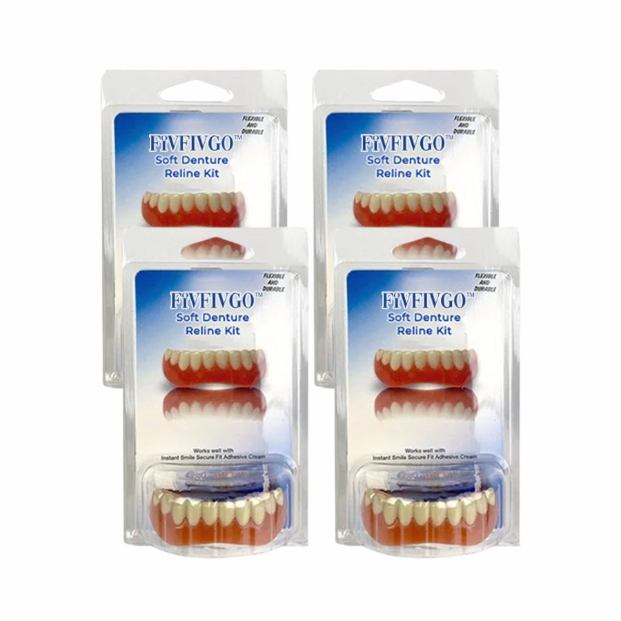 Fivfivgo™ Reline-set Voor Zachte Kunstgebitten