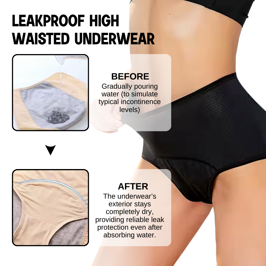 Leakproof High Waisted Underwear