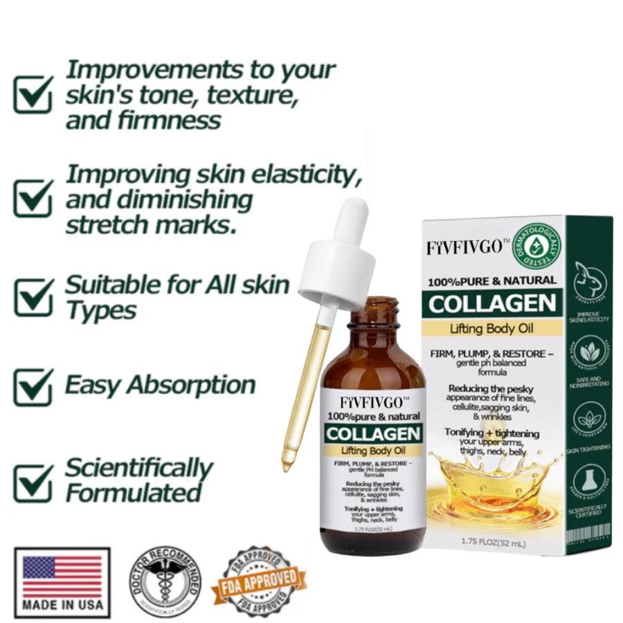 Fivfivgo™ Advanced Firming Collagen Lifting Body Oil