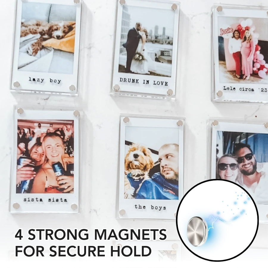 Magnetic Polaroid Frames