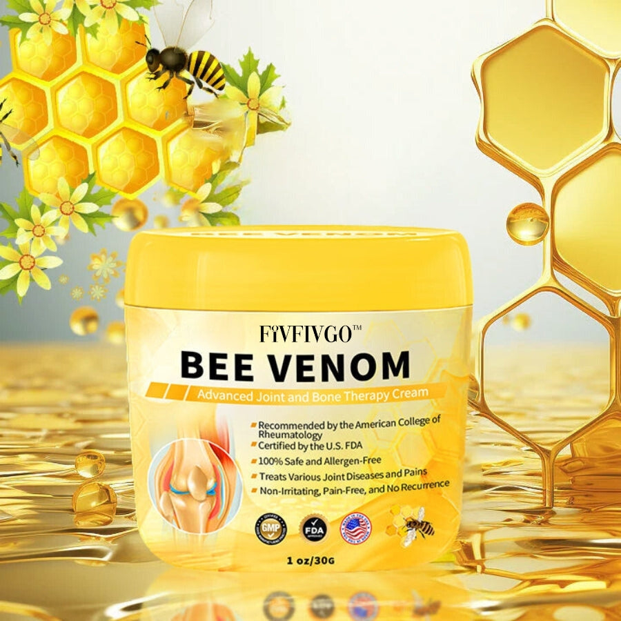 Fivfivgo™ Bee Venom Advanced Joint and Bone Therapy Cream (New Zealand Bee Extract - Specializes in Orthopedic Diseases and Arthritis Pain)