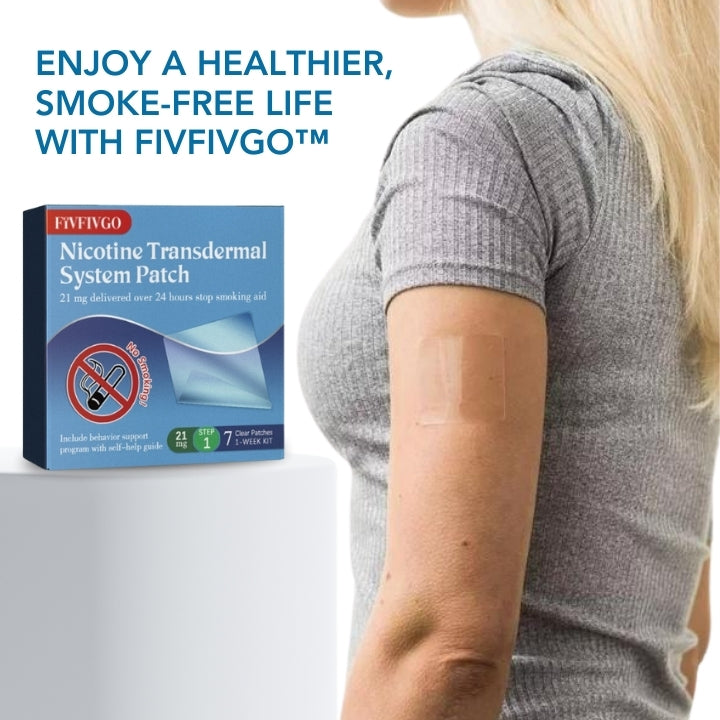 Fivfivgo™ Système transdermique de Nicotine Patch (Arrêter de fumer en 21 jours)