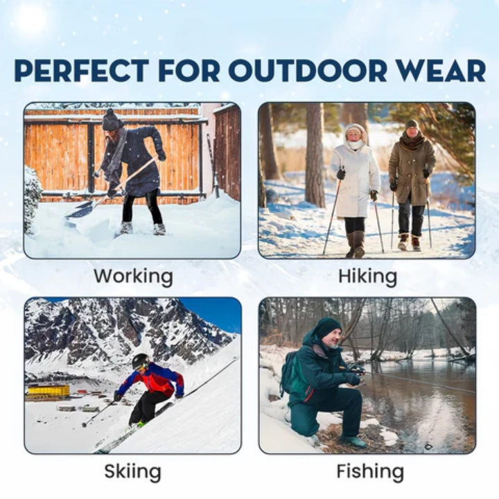 Fivfivgo™ Unisex Fleece-Lined Waterproof Pants