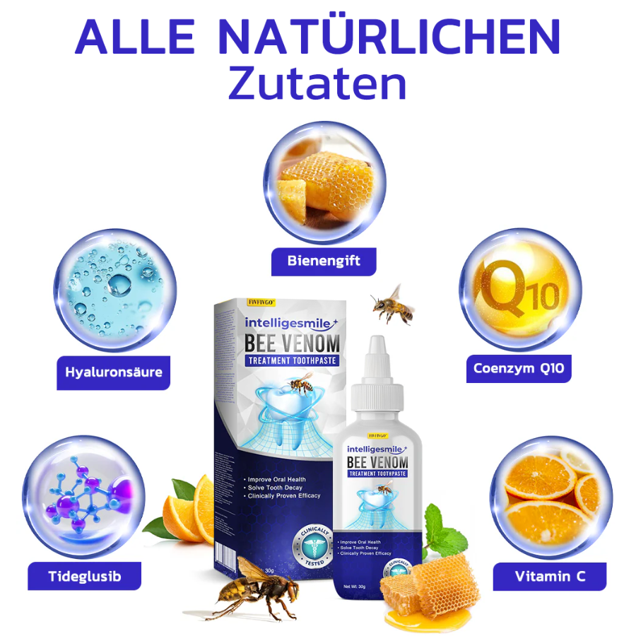 Fivfivgo™ IntelligeSmile Zahnpasta mit Bienengift
