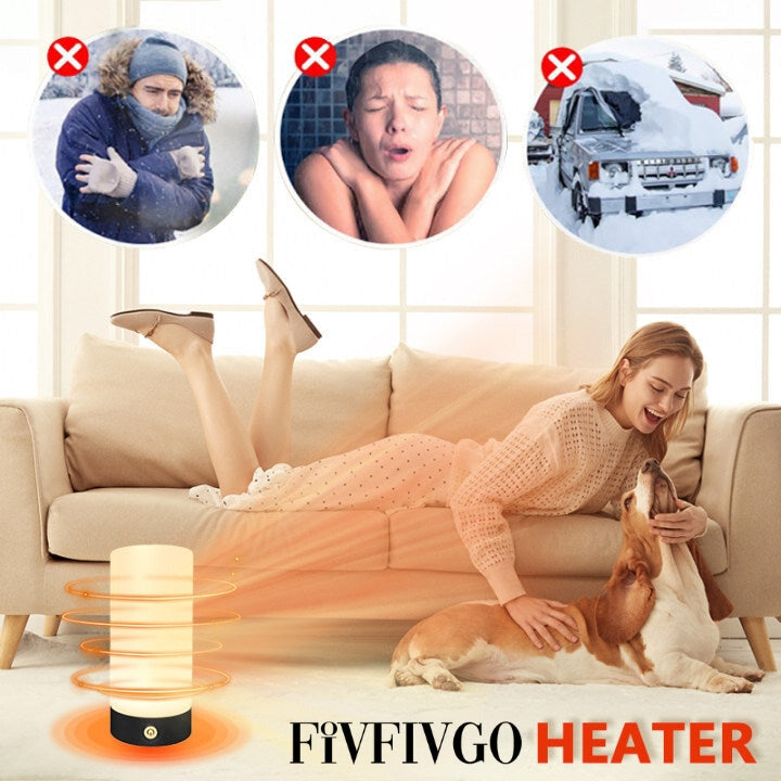 Fivfivgo™ Réchauffeur d'espace Ultra Économe en énergie de 1500 W-FABRIQUÉ AUX ÉTATS-UNIS