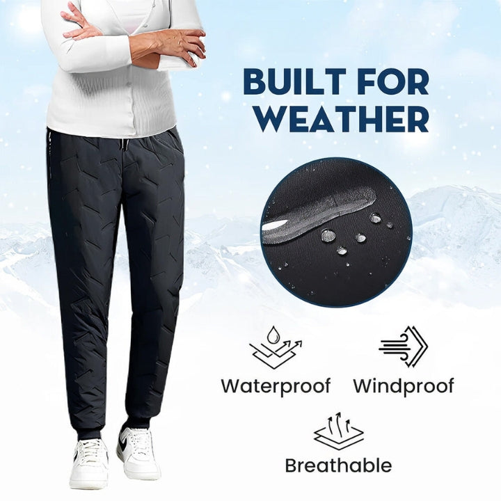 Fivfivgo™ Unisex Fleece-Lined Waterproof Pants