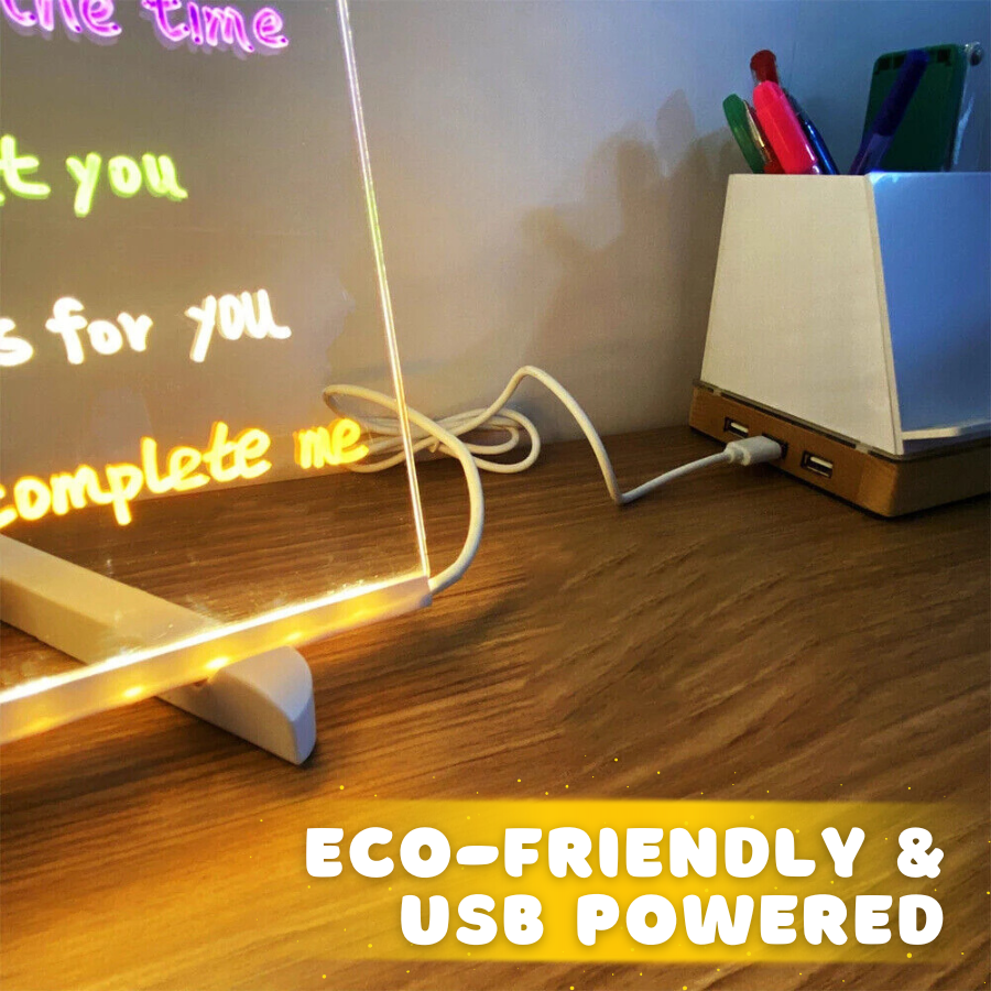 LED Note Board with Colors