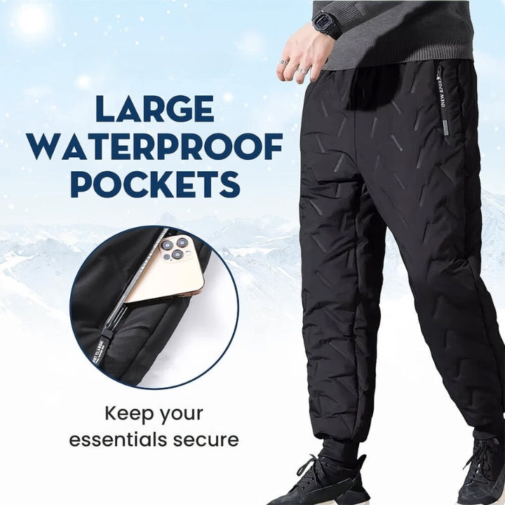Fivfivgo™ Unisex Fleece-Lined Waterproof Pants
