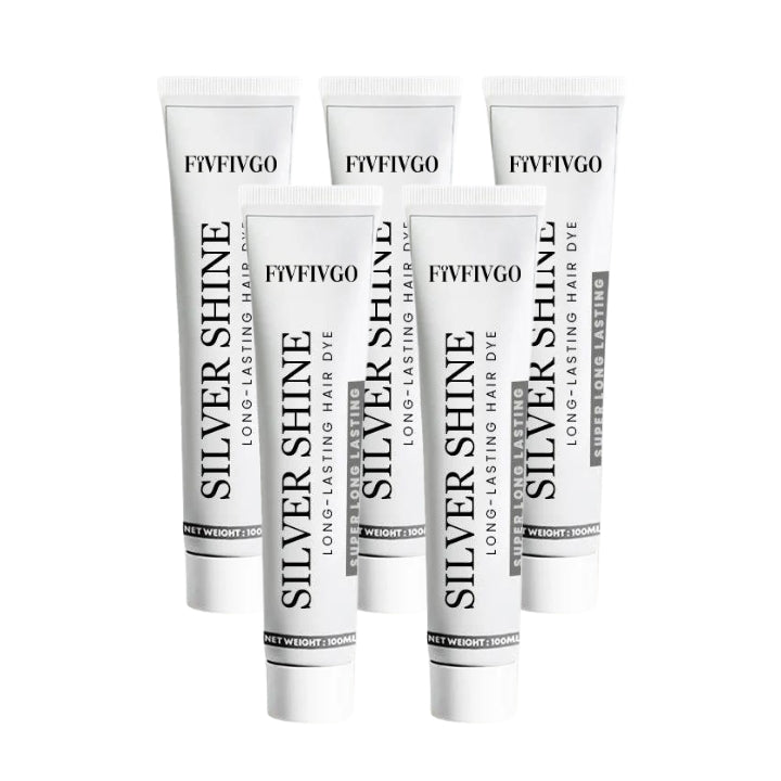 Fivfivgo™ Brillance argentée longue durée Teinture pour cheveux