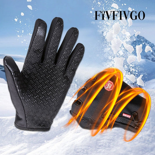 Fivfivgo™ Winter Thermal Gloves - Waterproof Touchscreen