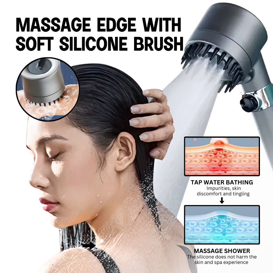 Deutsche Multifunktions-Massagedusche