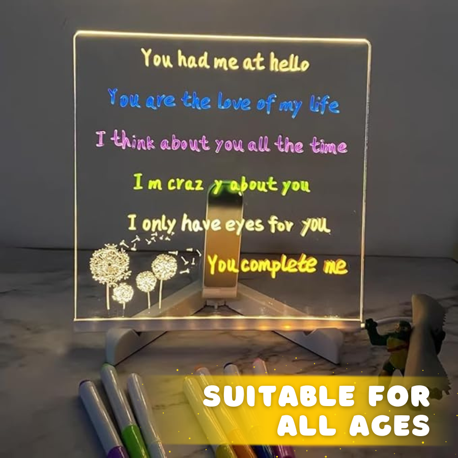 LED Note Board with Colors