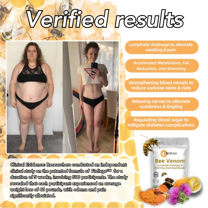 Fivfivgo™ Bienengift-Lymphdrainage-Einweichperlen für Ödeme