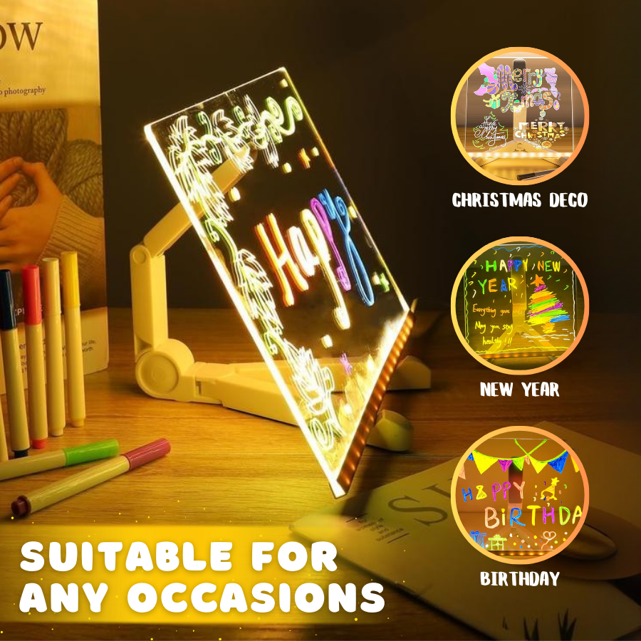 LED Note Board with Colors