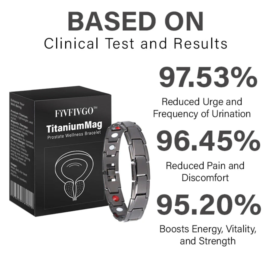 Fivfivgo™ TitaniumMag Prostate Wellness Bracelet