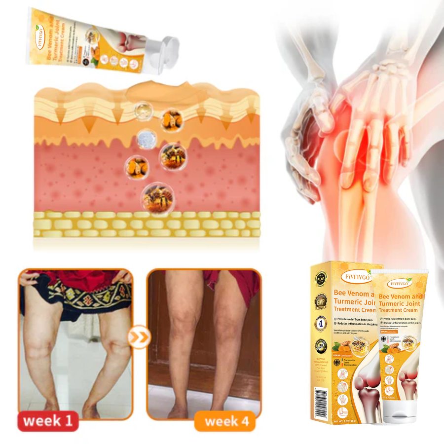 Fivfivgo™ Bee Venom and Turmeric Joint Treatment Cream