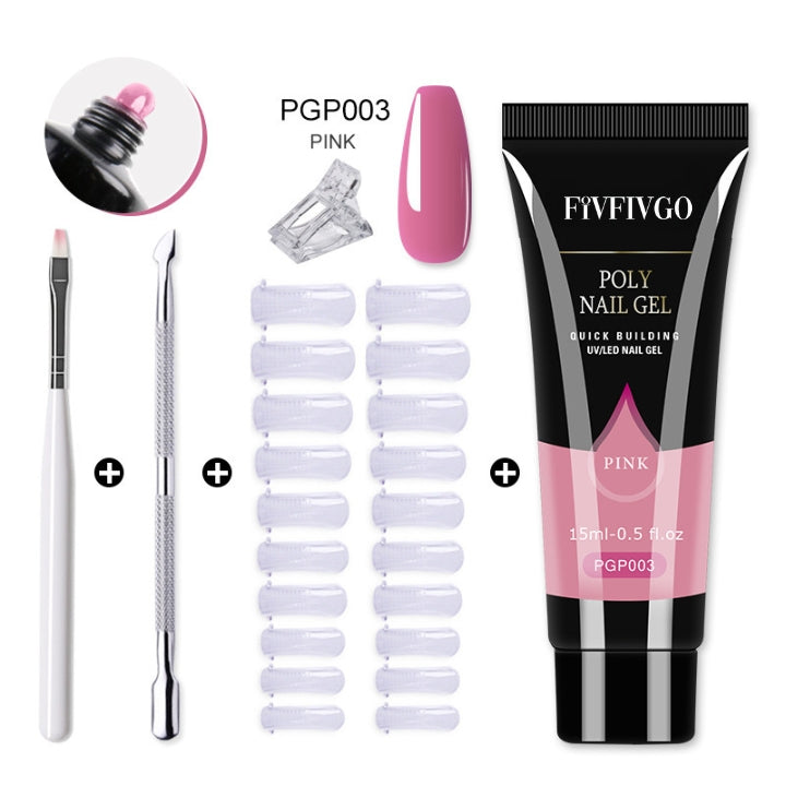Fivfivgo™ Polygel-Nagelset