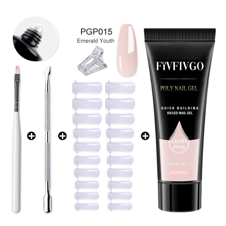 Fivfivgo™ Kit d'ongles Polygel