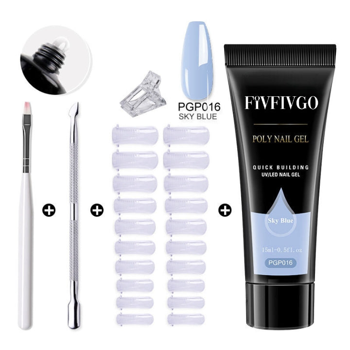 Fivfivgo™ Polygel-Nagelset