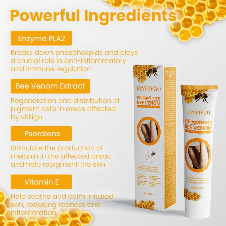 Fivfivgo™ Vitiligo Rescue Bienengift Pflegecreme