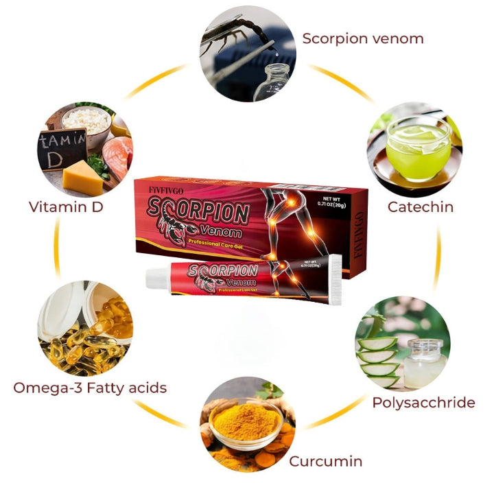 Fivfivgo™ Venin de scorpion Gel de soin professionnel