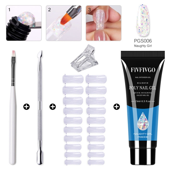 Fivfivgo™ Kit d'ongles Polygel