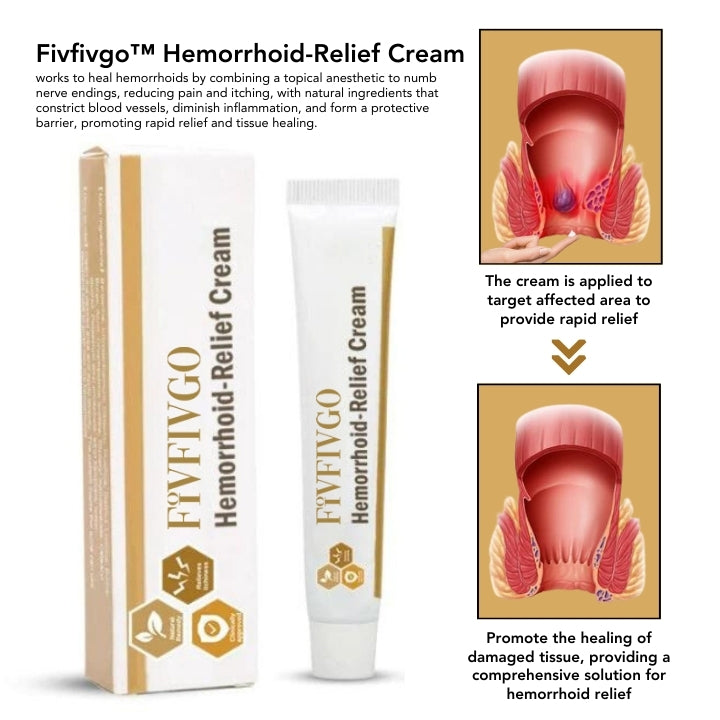 Fivfivgo™ Crème pour le soulagement des hémorroïdes